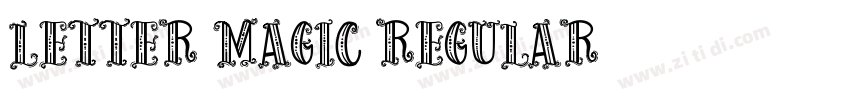 Letter Magic Regular字体转换